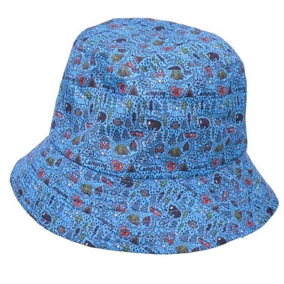 Toddler Floppy Tops Reversible Bucket Hat, OSFM - Picture 1 of 5